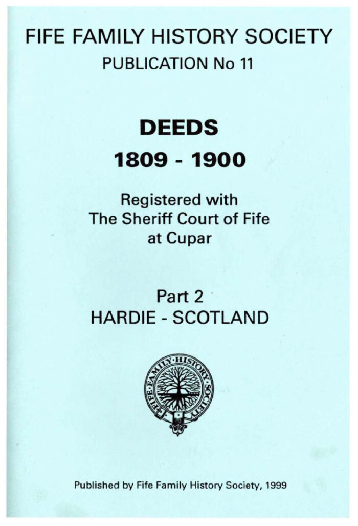 Publication No11 Deeds Part2- front cover